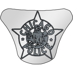 <span>Law Enforcement Badge v5</span><br />Include your city name in your Order Requests so we can replace the Chicago Police example. You'll also need to upload your police logo for use in the center.